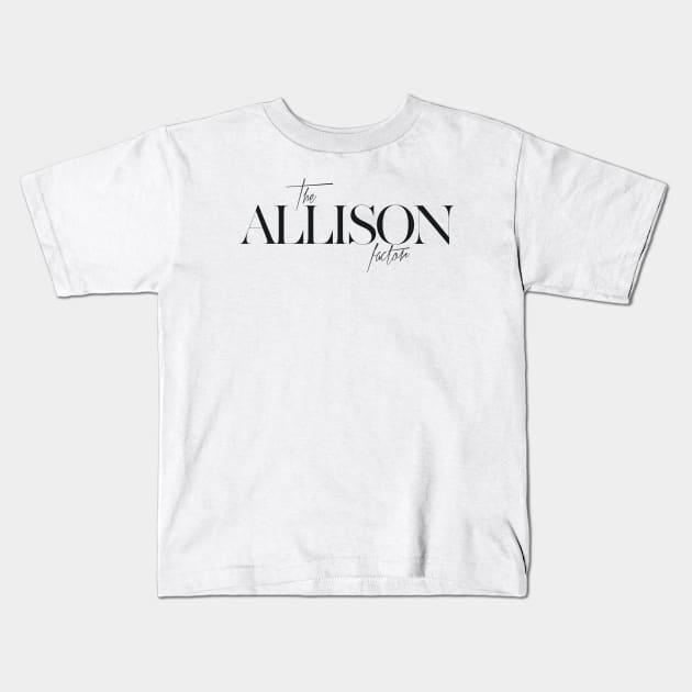 The Allison Factor Kids T-Shirt by TheXFactor